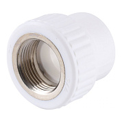 Муфта комбинированная KALDE 25 х 3/4" ВР полипропиленовая PP белая